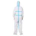 Coverall Disposable Isolation Suit for Staff Protective Clothing Dust-proof Coveralls Antistatic. 