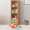 4 Layer Best Quality Book Shelf Standing Display Shelve Rack Bookcase MDF Board Bookshelf Showpiece Rack with Storage Cabinet by KARIGOR BD. 