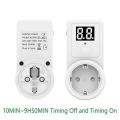 EU Plug Timer Switch  Saving Digital Kitchen Timer Outlet Week Hour Programmable Timing Socket. 