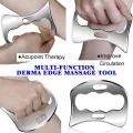 Stainless Steel Gua Sha Massage Tools Muscle Scraper Tool,Graston Tool Set for myofascial Release,Scar Tissue Massager for Back. 