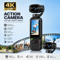 FLH HD Pocket Gimbal Camera Handheld Stabilized Camcorder 180 Degree Rotation Lens Sports Camera Mini DV Video Recorder. 
