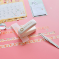 1Set Hole Puncher Washi Tape Paper Tape Hole Punch Loose-Leaf Paper Hole Reinforcement DIY Scrapbooking Plastic. 