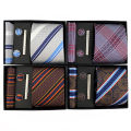 Men's Fashionable Neck Tie 4 Item Set Box (1 Set). 