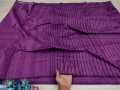 Trendy and Fashionable Multicolor Comfortable Tangail Half Silk Chumki Saree For Women.