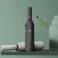 12K Automatic Folding Umbrella and Aluminum Parasol Windproof for Winter Summer Mi Man Woman Waterproof UV gothic. 
