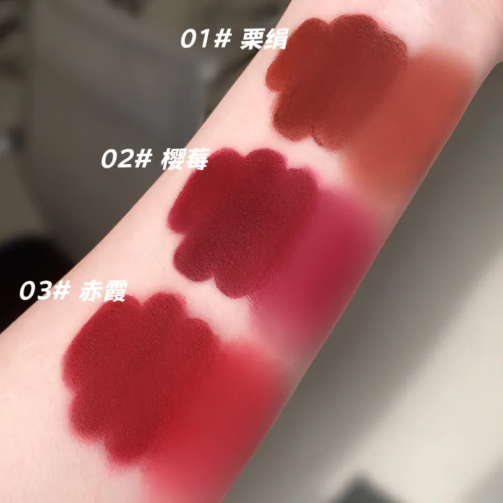 PINKCOCO%20Gorgeous%20Qimeng%20Velvet%20Lipstick%20Matte%20Matte%20Low%20Saturation%20White%20High%20Value%20Students%20-%20Image%204