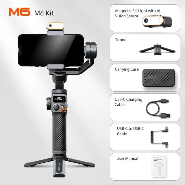 Hohem%20iSteady%20M6%20iSteady%20XE%203-Axis%20Handheld%20Gimbal%20Stabilizer%20Selfie%20Tripod%20w%20Magnetic%20Fill%20Light%20for%20Smartphone%20Video%20Lighting%20-%20Image%207