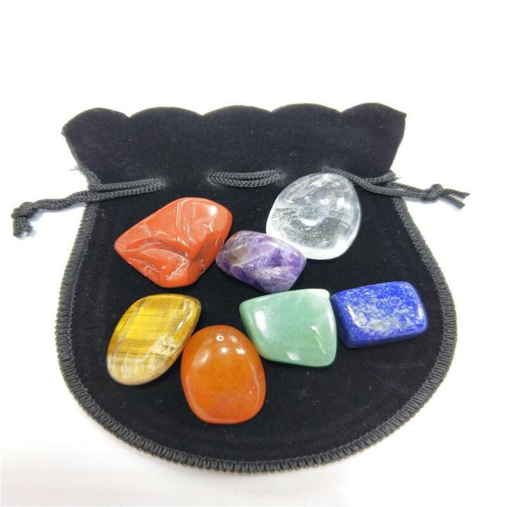 【DM bag factory Store】Reiki 7 Chakra Irregular Set Yoga Seven Chakras ...