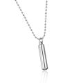 Korean jewelry couple necklace titanium steel couple pendant perfume bottle openable pendant EX241.
