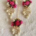 holuder jewellery for bride ear ring tikli set. 