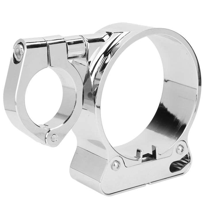 CNC%20Modified%20Speedometer%20Gauge%20Relocation%20Bracket%20Holder%20Motorcycle%20Accessory%20Silver%20-%20Image%202