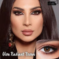 New Bella Radiant Brown Glow Color Contact Lens With Regular Kit Box For Men and Women. 1 Pair Bella Color Contact Lens For Eye Makeup and Cosmetics. Bella Glow Series. #glow.