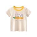 Kids T Shirts Summer Boys Girls Children Short Sleeve T-Shirt P2023rint Baby Boy Child Girl Tees White Yellow Toddler Clothing Tops.