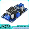 LM2596 DC Buck Module + LED Display Voltmeter 3A Adjustable Step Down Converter for Diy Power WiFi Router Onu. 