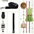 Over Door Straps Hanger Hat Bag Coat Clothes Rack. 