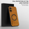 lthmy for OnePlus Nord CE5 Phone Case Luxury Leather TPU PC Shockproof Magnetic Wireless Charging Back Cover.