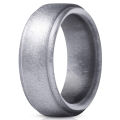 Ready To Ship Domed Surface Rubber Silicone Working Band Men's Ring Cool Simple Sports Wedding Silicone Rings For Men. 