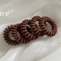 Women's Spiral Hair Ties Telephone Wire Cord Girl Hair Ring Elastic Head Bands Rubber Band Scrunchies Ladies Headwear Sweet Korean Large Spring Summer Thickened Stretchy Children Durable Tie Hair Tool Hair Accessories.