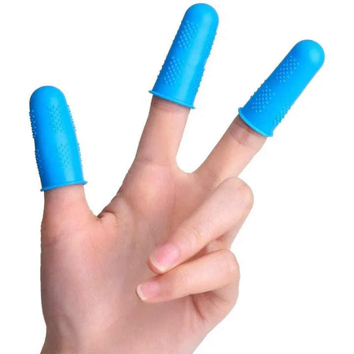 12%20Pieces%20Finger%20Cots%20Silicone%20Finger%20Protection%20Covers%20Caps%20Fingertip%20Protectors%20Heat%20Resistant%20Finger%20Sleeves%203%20Sizes%20-%20Image%206