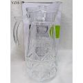 1 pcs Glass Water Juice Jug with Lid 1.7L capacity Y-35. 
