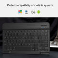 1 pcs Backlit Illuminated Wireless Bluetooth Keyboard Chargeable IOS Android Windows with wear-resisting property. 