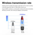 WIFI6 USB Adapter 286Mbps Network Card 2.4GHz Mini Wireless Dongle Receiver For PC/Laptop For Win7/10/11 Driver Free. 