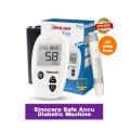 Sinocare Safe Accu Glucometer Blood Glucose Monitor Diabetes Machine with 10 Strips Free. 