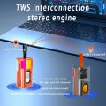 Multi Mechanical Mini Speakers Portable Audio Player Loudspeaker The Bass Transparent Wireless Bluetooth Stereo Surround Speaker. 