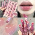 Gege bear Pink Rabbit Solid Lip Gloss, Watery Moisturizing Solid Lip Balm, Makeup Lookout Lipstick, Lipstick, Lipstick. 