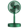 Rechargeable Folding Table Fan Usb Foldable Rechargeable Telescopic Mini Desktop Air Fan 3 In 1 Camping Portable Battery Fan. 
