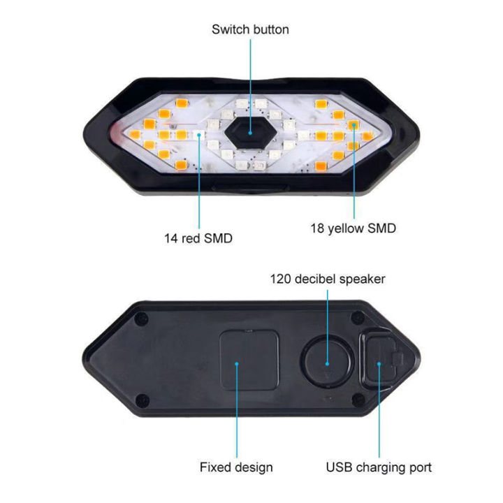 Bike%20Light%20Turn%20Signals%20Remote%20Control%20Bicycle%20Direction%20Indicator%20LED%20Rear%20USB%20Rechargeable%20Cycling%20Taillight%20With%20Horn%20-%20Image%204