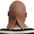 Unisex Gangster Bald Mask Horror Wrinkly Old Men Cosplay Bald Head Mask Halloween Party Carnival Funny Latex Mask Headgear.
