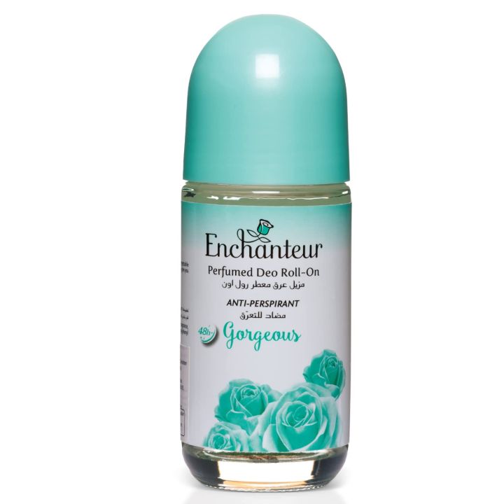 Enchanteur Perfumed Deodorant Roll-on Gorgeous used for male/ female - 50 ml