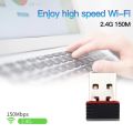 CASIFY WA01 300Mbps Wifi Receiver Adapter 300Mbps Wifi Adapter Mini USB Network Card 802.11b/g/n Wireless Network Lan Card 2.4G Adapter.