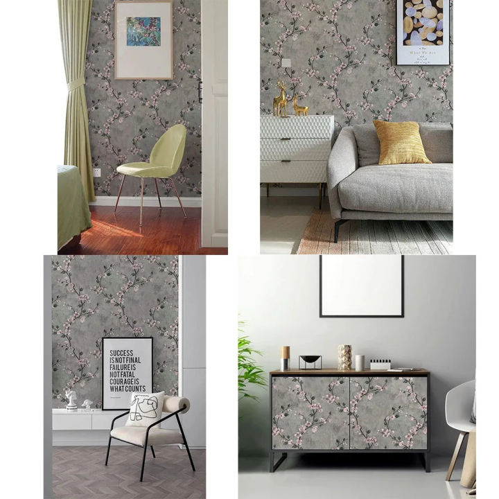 10M%20Vintage%20Floral%20Green%20Peel%20And%20Stick%20Retro%20European%20Style%20Self-adhesive%20Waterproof%20Wallpapers%20Living%20Room%20Bedroom%20Renovation%20-%20Image%205