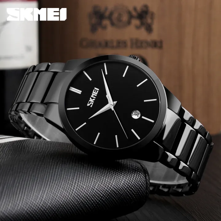SKMEI%209140%20Black%20Stainless%20Steel%20Analog%20Luxury%20Watch%20For%20Men%20-%20Black%20-%20Image%205