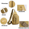 Nylon Sling Bag Crossbody Backpack Mens Casual Shoulder Chest Bags Gift. 