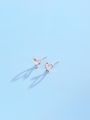 SCute Heart Earrings For Women Simple Gold Color Tiny Stud Earring Jewelry Engagement.