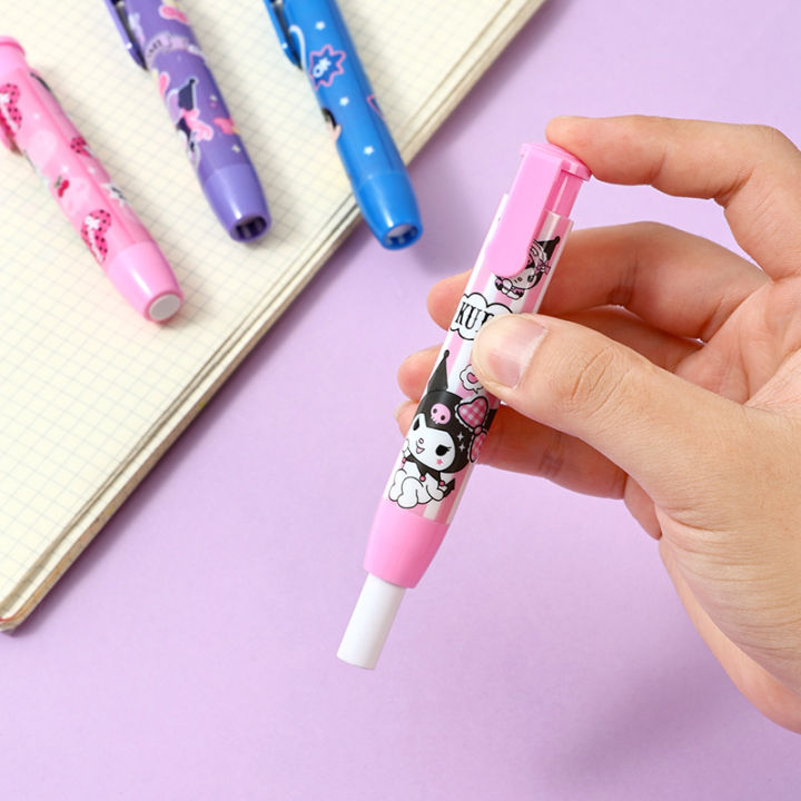 New%20Sanrio%20Press%20Pencil%20Eraser%20Cute%20Cartoon%20Kuromi%20Eraser%20Creative%20Stationery%20School%20Learning%20Office%20Supplies%20Children's%20Giftscosplay%20-%20Image%205