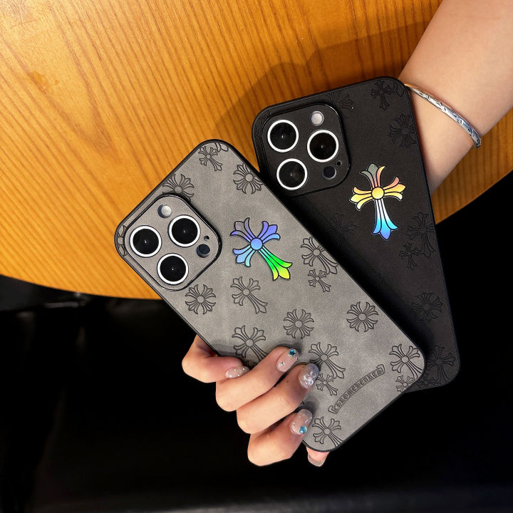 Fashion%20Brands%20luxurious%20Chrome%20Hearts%20Cases%20iPhone15promax%201413%2012%2011%20Pro%20Max%20Cases%20XS%20MAX%20XR%208%20plus%207PLUS%20Silicone%20Soft%20Shell%20Cover%20-%20Image%203