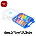 Doms Oil Pastels 25  Colour Box For Artists. 