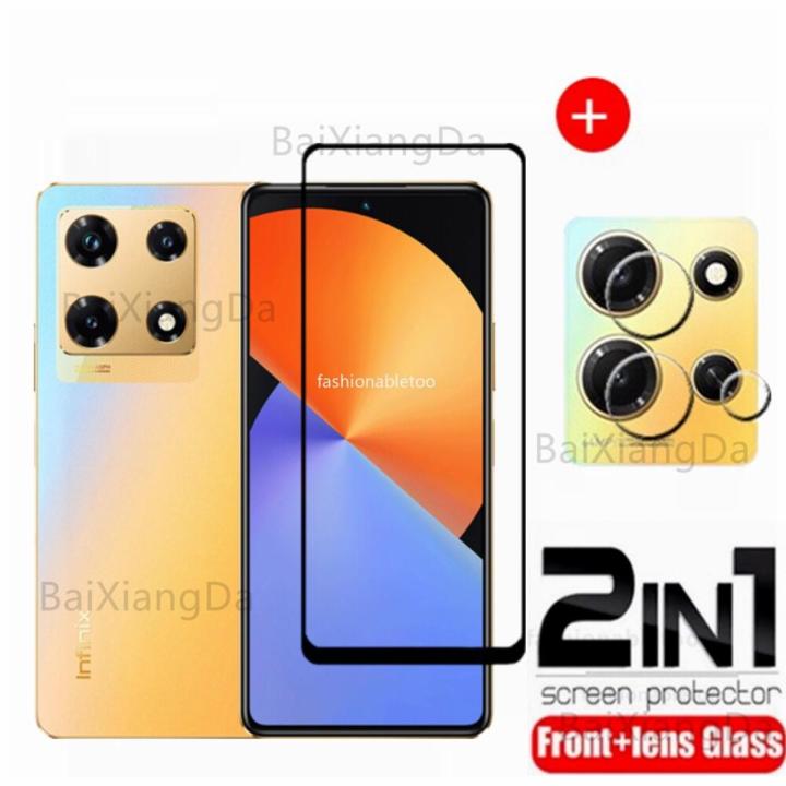 2in1 Protector Combo Pack for Infinix Note 30 (Screen Protector Glass+Camera Lens Protector)