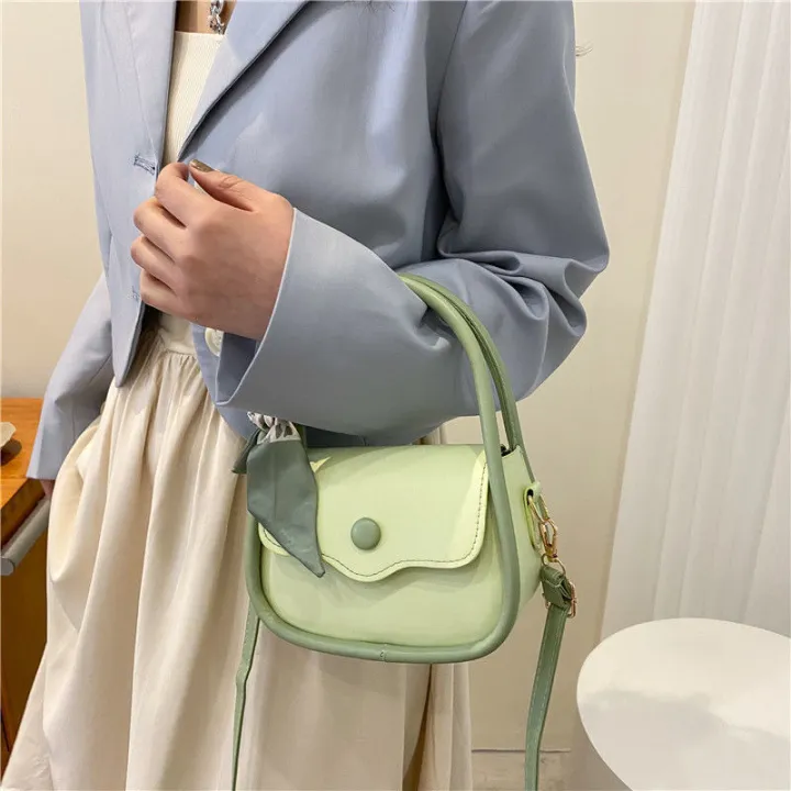 Only%20Green%20Handbags%20Women2023New%20Fashion%20Korean%20Saddle%20Bag%20All-MatchinginsShoulder%20Messenger%20Bag%20-%20Image%209