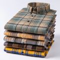 New Plaid Flannel Casual Shirts For Men Autumn Winter Long Sleeve Regular Fit Classic Checked Business Dress Shirt Men's Clothes.