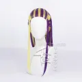 Anime Tokyo Revengers - Wakasa Imaushi Cosplay Wig Senju Waka Golden Purple Hair Heat Resistant Synthetic Wig Halloween Props. 