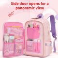 Korean School Bags Backpacks For Girls Student 7-14 Year Waterproof Multi Pockets Kawaii Mochila Backpacks For School Children.