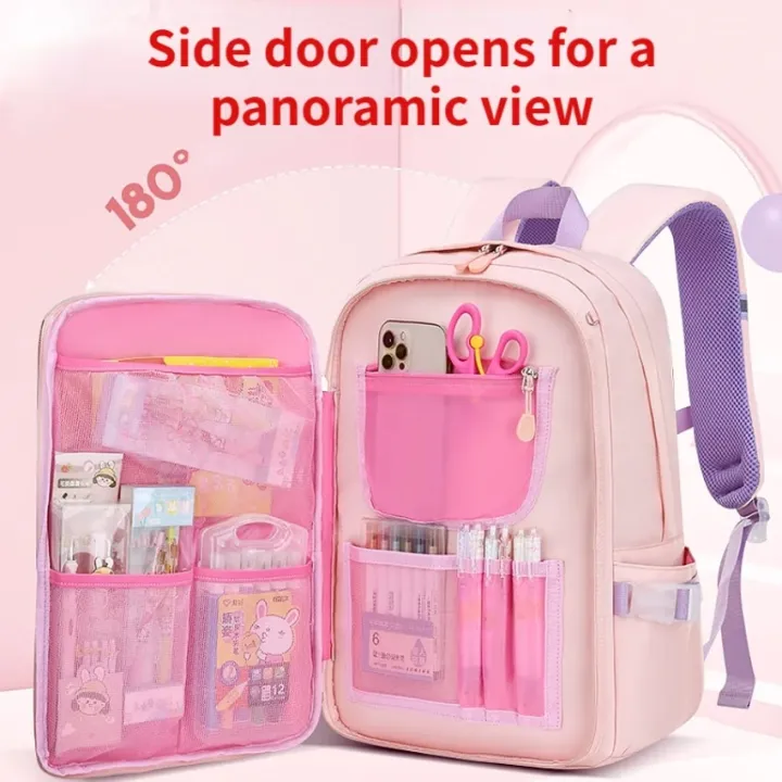 Korean%20School%20Bags%20Backpacks%20For%20Girls%20Student%207-14%20Year%20Waterproof%20Multi%20Pockets%20Kawaii%20Mochila%20Backpacks%20For%20School%20Children%20-%20Image%204