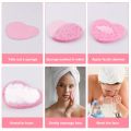 20 Pieces Facial Sponges Heart Shape Compressed Facial Natural Facial Cleansing Pads Exfoliating For Cleansing Reusable.