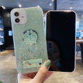 Phone case OPPO Reno 3 Shiny Ring Case Glitter Soft Transparent Doraemon Cases For OPPO Reno3 Back Cover Stars Moon Girls.
