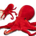 【Daily Necessities For Anyone Store】Lifelike Cute Giant Octopus Plush Doll Red Octopus Realistic Marine Animal Plush Doll Pillow Home Decoration For Boys Gifts. 